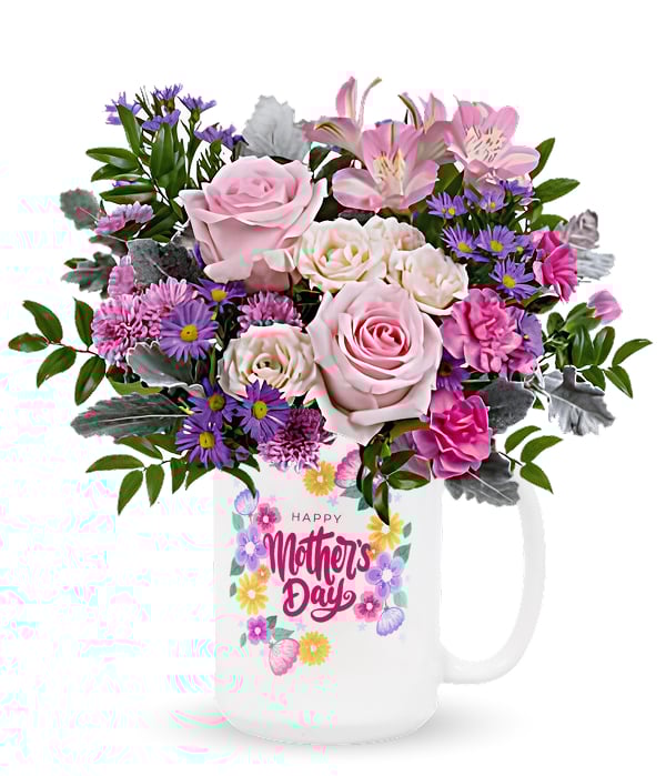 Bouquet floral exquis Fleurs chéries