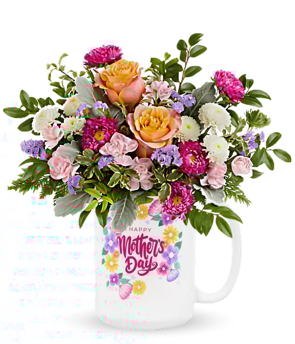 Bouquet de fleurs de jardin enchanteur