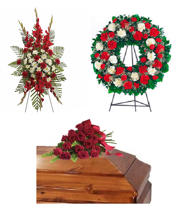 Forfait d’arrangement floral funéraire élégant