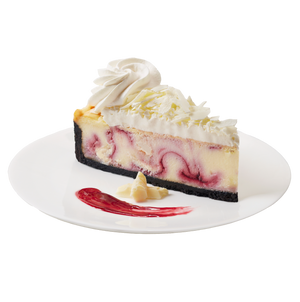 Cheesecake chocolat blanc–framboise The Cheesecake Factory Bakery®