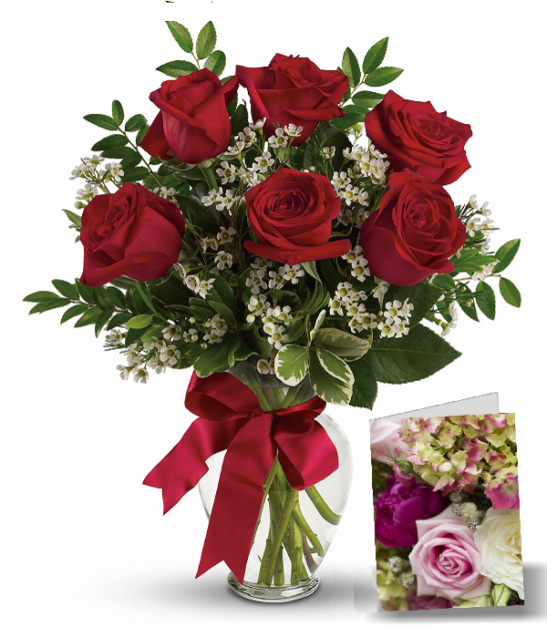 6 Bouquet de roses chéries