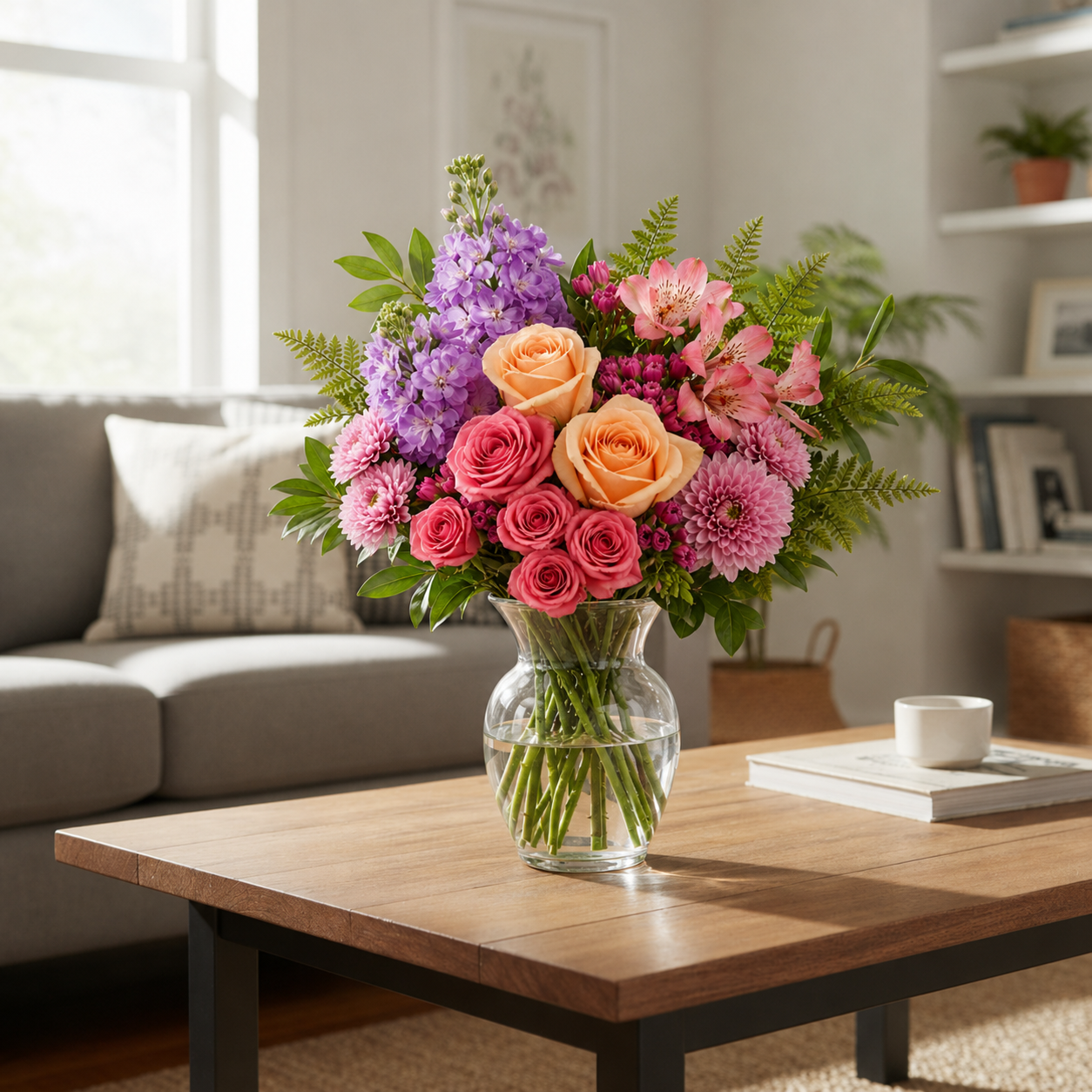 Vase en Verre Transparent