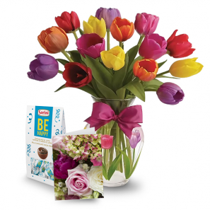 Combo 15 Tulipes & Chocolat buy at Fleur Quebec