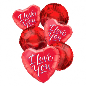 Bouquet de Ballons "Je t'aime"(6)