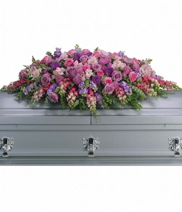 Gerbe de cercueil hommage à la lavande buy at Fleur Quebec
